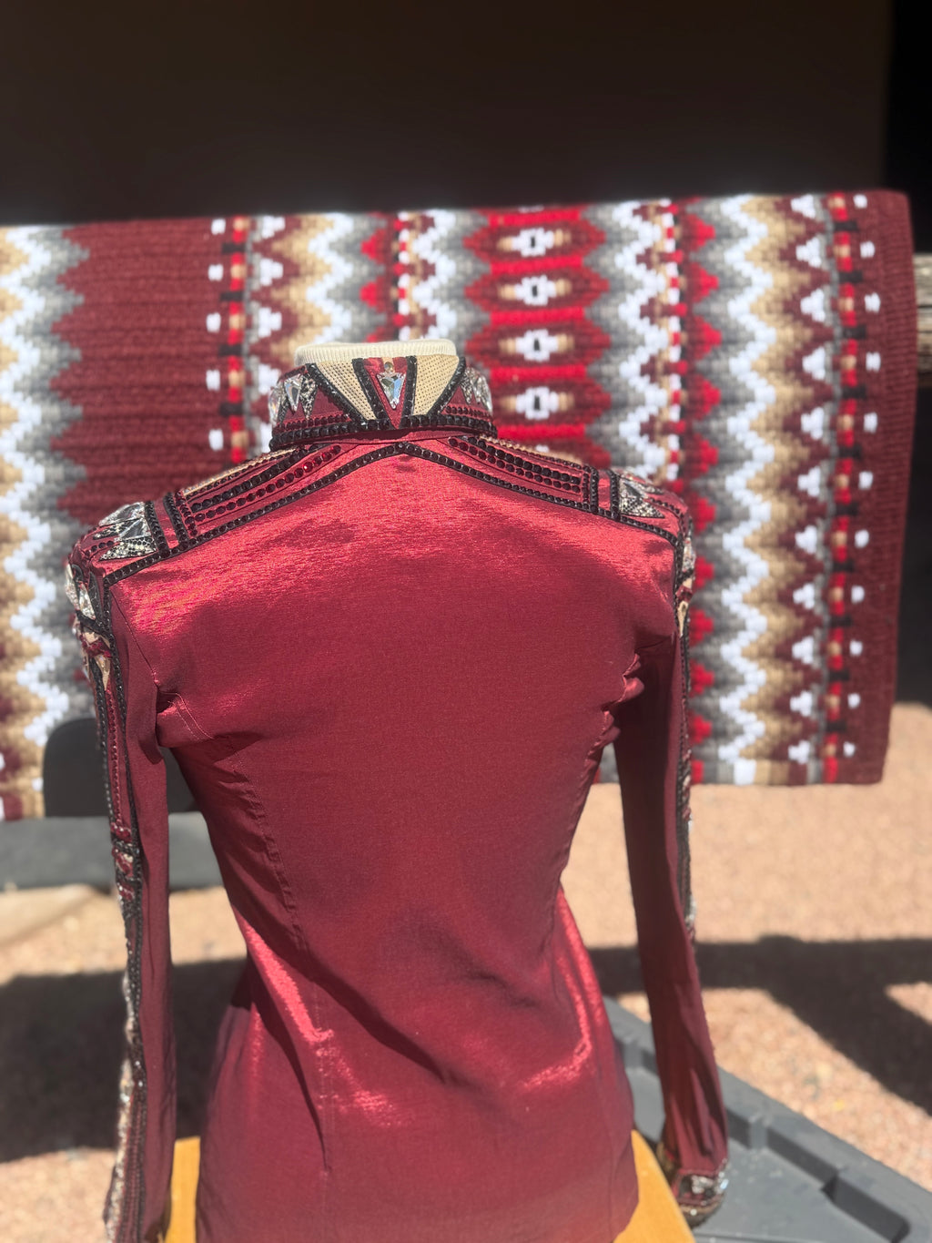 Burgundy Horse Show Beauty Designs Shirt