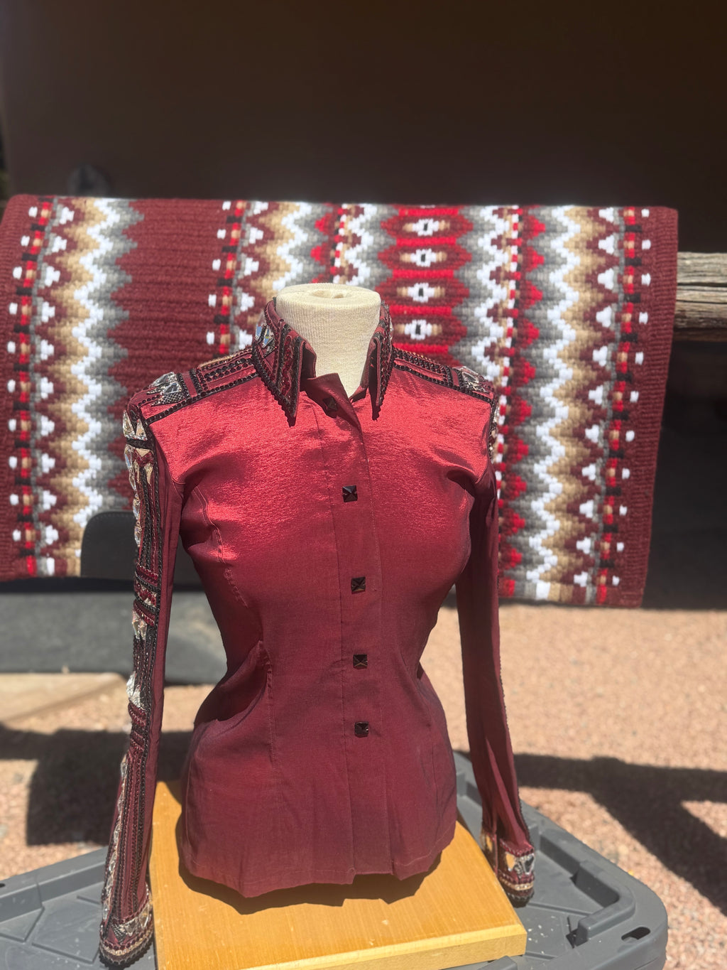 Burgundy Horse Show Beauty Designs Shirt
